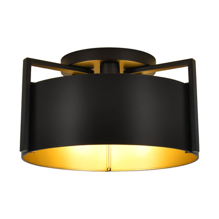 Ceiling Light Iron Shade 3-Light