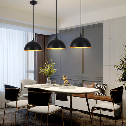 Pendant Light Dome Shade 3-Pack