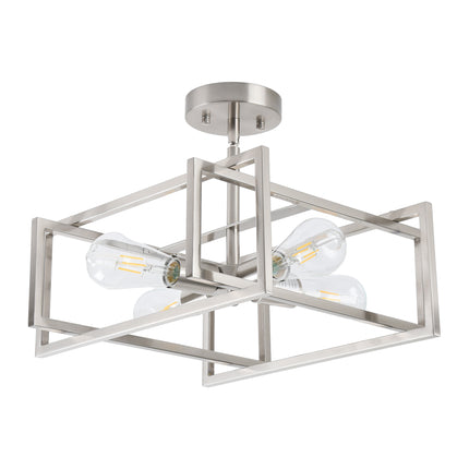 Ceiling Light Cube Frame 4-Light