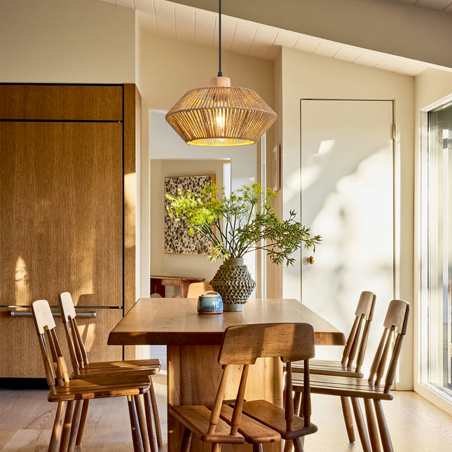 Pendant Light Wooden Canopy