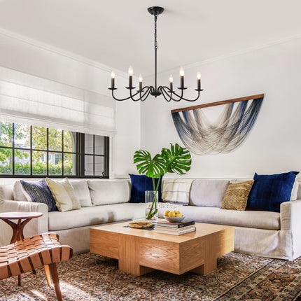 Chandelier Iron Farmhouse 6-Light