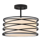 Modern Intersecting Ring 3-Light Ceiling Light