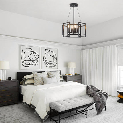 Ceiling Light Iron Frame 4-Light
