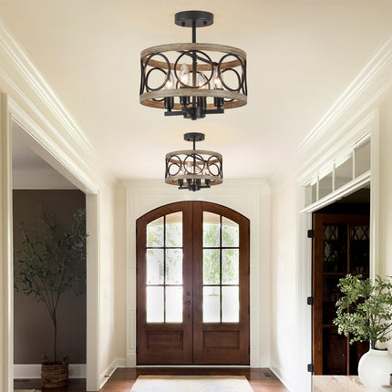 Ceiling Light Round Frame 4-Light