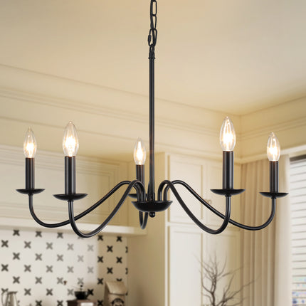Chandelier Iron Farmhouse 5-Light