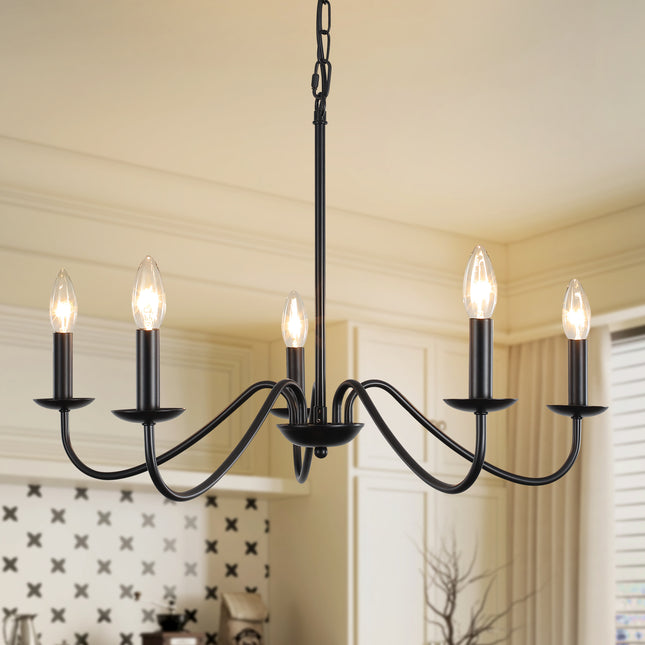 Chandelier Iron Farmhouse 5-Light