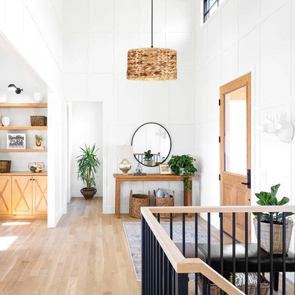 Pendant Light Water Hyacinth Shade