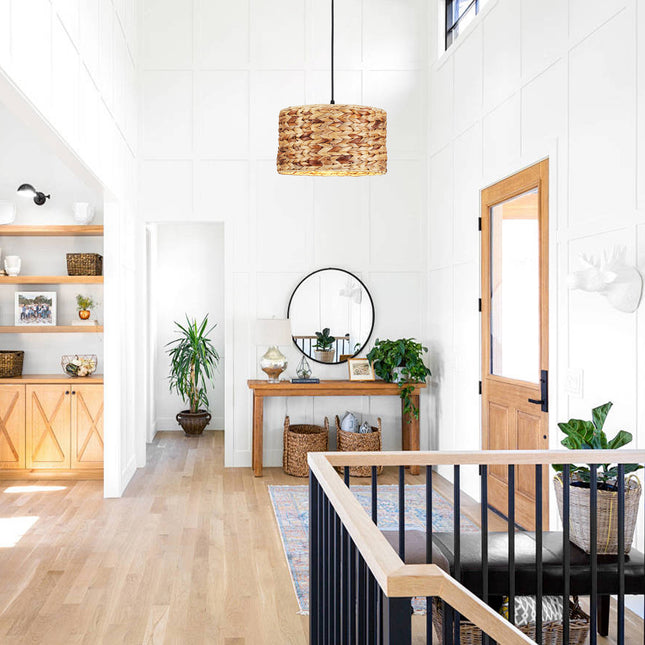Pendant Light Water Hyacinth Shade