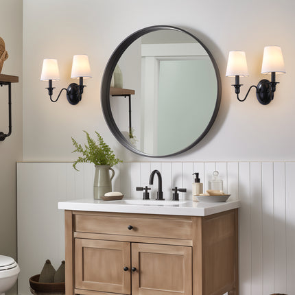 Wall Sconce Vintage Candle 2-Light