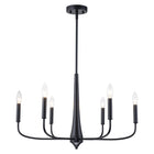 6-Light Brushed Brass Chandelier
