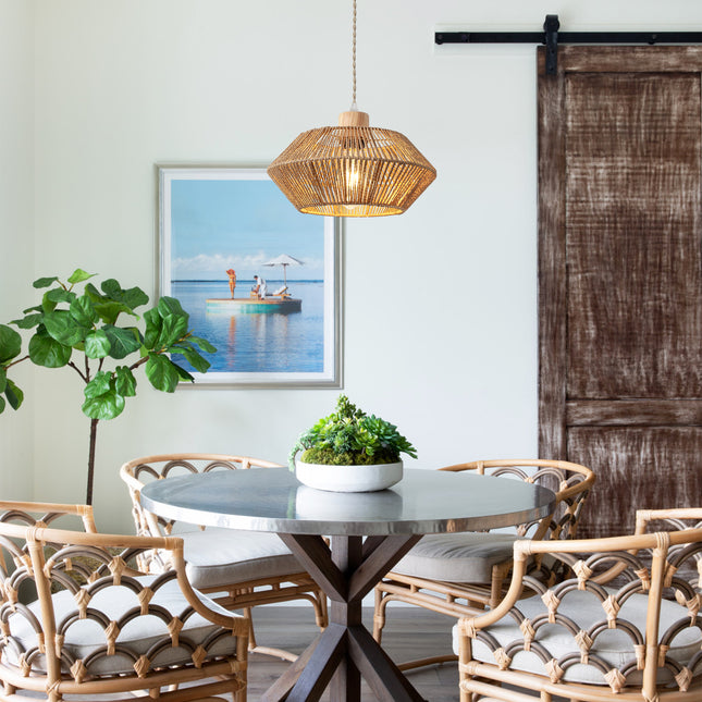 Pendant Light Wooden Canopy