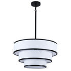 Modern 3-Tier Drum Chandelier-5-Light
