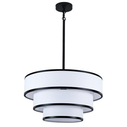 Modern 3-Tier Drum Chandelier-5-Light