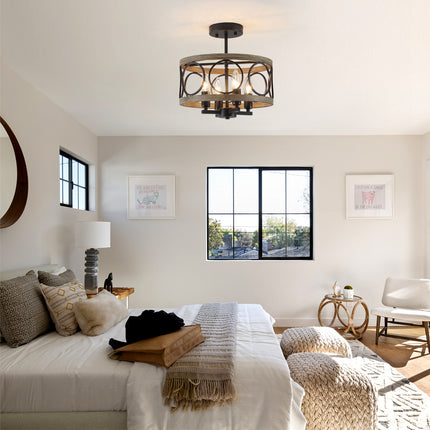 Ceiling Light Round Frame 4-Light