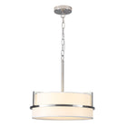 Gold Fabric Drum Pendant