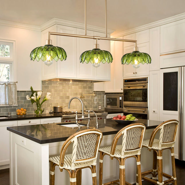 Island Light Glass Shade 3-Light