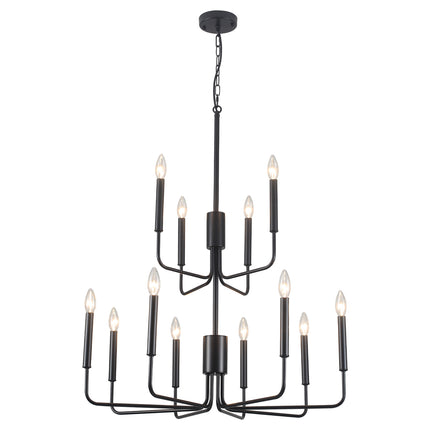 Chandelier Iron 8+4-Light