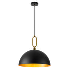 Pendant Light Gold Ring Dome 450mm