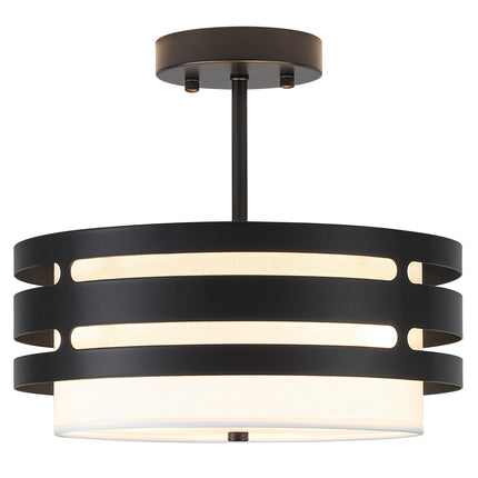 Ceiling Light Modern Fabric 3-Light