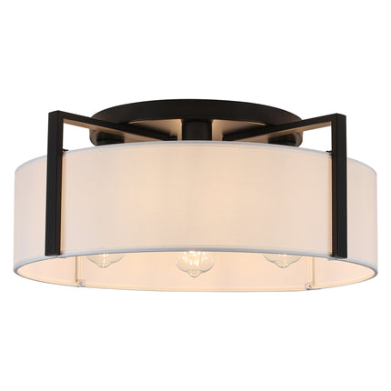 Ceiling Light Fabric Shade 4-Light