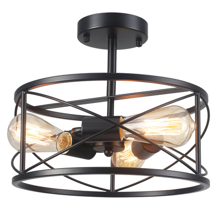 Ceiling Light Iron Farmhouse 3-Light