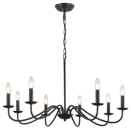 Chandelier Iron Farmhouse 8-Light