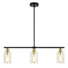 Island Pendant Light Glass Shade 3-Light