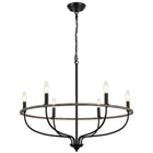 Chandelier Iron Ring 6-Light