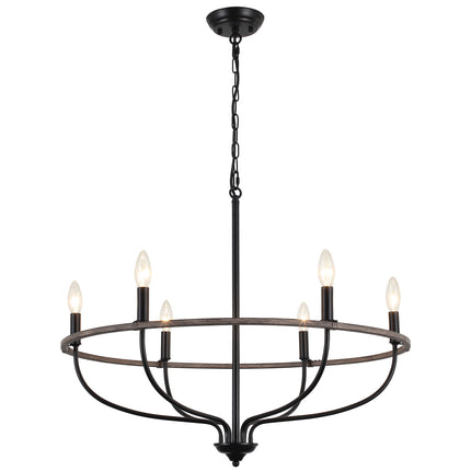 Chandelier Iron Ring 6-Light