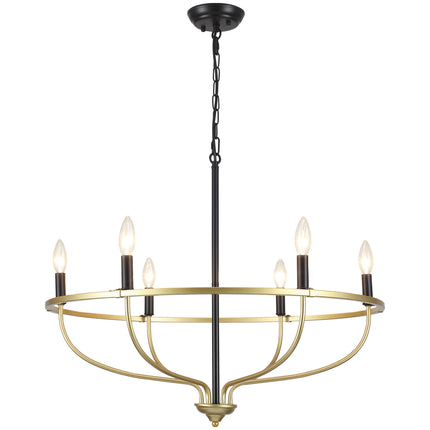 Chandelier Iron Ring 6-Light