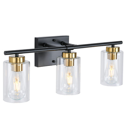 Wall Sconce Glass Shade 3-Light