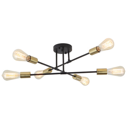 Ceiling Light Iron Sputnik 6-Light