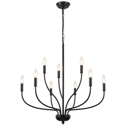 Chandelier Two-Tier Candle 9-Light