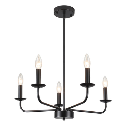 Chandelier Iron Candle 5-Light
