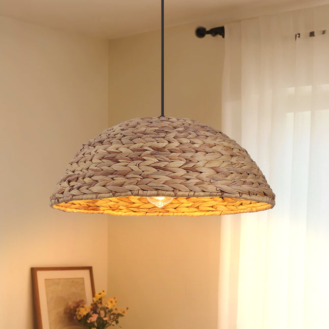 Pendant Light Water Hyacinth Shade