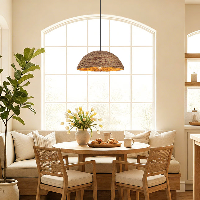 Pendant Light Water Hyacinth Shade