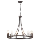 Chandelier Wagon Wheel 12-Light