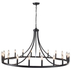 Chandelier Wagon Wheel 20-Light