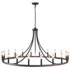 Chandelier Wagon Wheel 20-Light