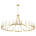 Chandelier Wagon Wheel 30-Light