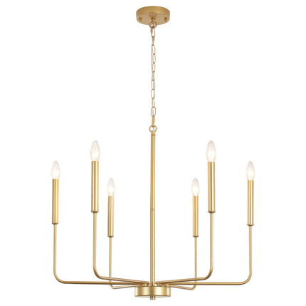 Chandelier Wrought Iron 6-Light