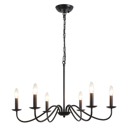 Chandelier Iron Farmhouse 6-Light