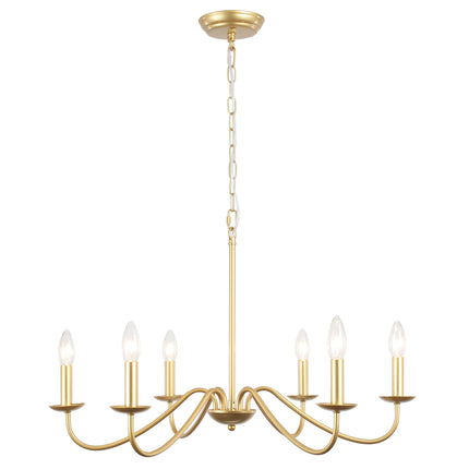 Chandelier Iron Farmhouse 6-Light
