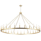 Chandelier Candle Wagon Wheel 30-Light