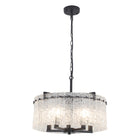 Chandelier Glass Drum 5-Light