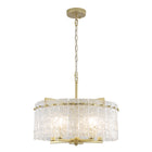 Chandelier Glass Drum 5-Light