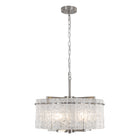 Chandelier Glass Drum 5-Light