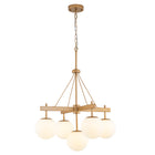 Chandelier Glass Spherical Shade 5-Light