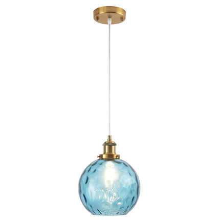 Pendant Light Single Globe Glass Shade