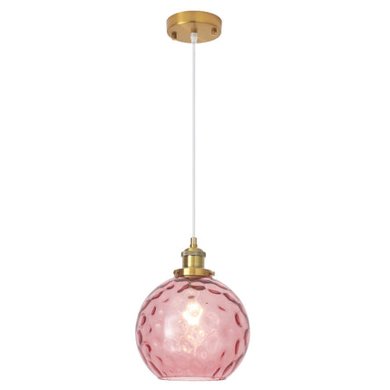 Pendant Light Single Globe Glass Shade